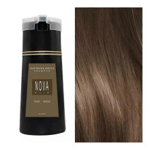 (Light Brown)Nova Hair Dye Shampoo, Nova Hair Instant Dye Shampoo,Hair Color Shampoo for Hair
