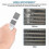 2-Pack Fin Cleaning Brush for AC Condenser and Refrigerator Coil Dust Removal 3