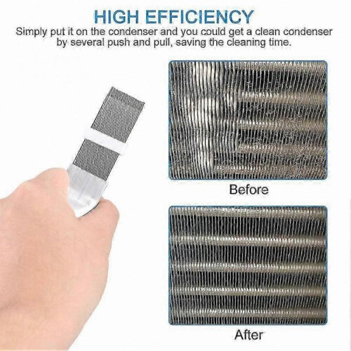 2-Pack Fin Cleaning Brush for AC Condenser and Refrigerator Coil Dust Removal 2