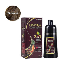 (Chestnut Brown) Meidu Botanical Extract Hair Dye 500ml Black