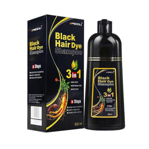 (Black)Meidu Botanical Extract Hair Dye 500ml Black 1