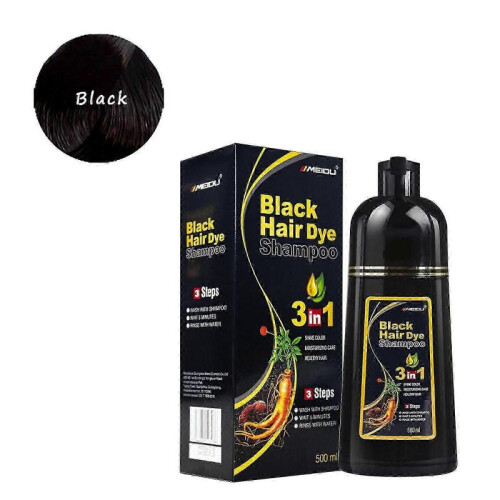 (Black)Meidu Botanical Extract Hair Dye 500ml Black