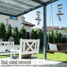 Wind Spinners 3D Hanging Decorations: Stainless Steel Metal Sculptures for Heliciform Wind