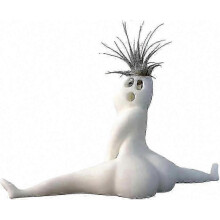 Funny Big Booty Ghost Planter, Resin Prank Gift Decor for Air Fern Display Stand, Hilarious Air Plant Garden Planter