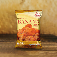 Saras Masala Banana Chips 150g – Spicy & Crunchy Banana Snack