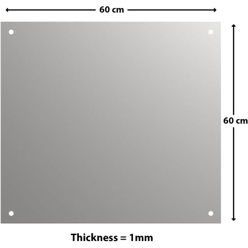 BELOFAY 1mm Brushed Stainless Steel Splashback 2