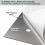 BELOFAY 1mm Brushed Stainless Steel Splashback 5