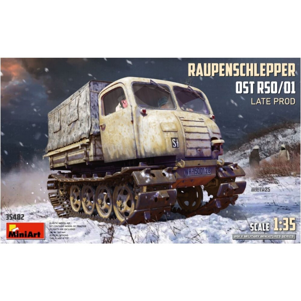 Miniart 35482 Raupenschlepper Ost Rso/01 Late Prod 1:25 Model Kit