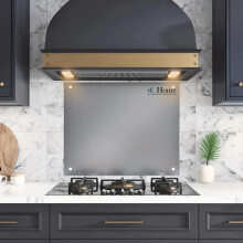BELOFAY 1mm Brushed Stainless Steel Splashback