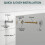 BELOFAY 1mm Brushed Stainless Steel Splashback 8