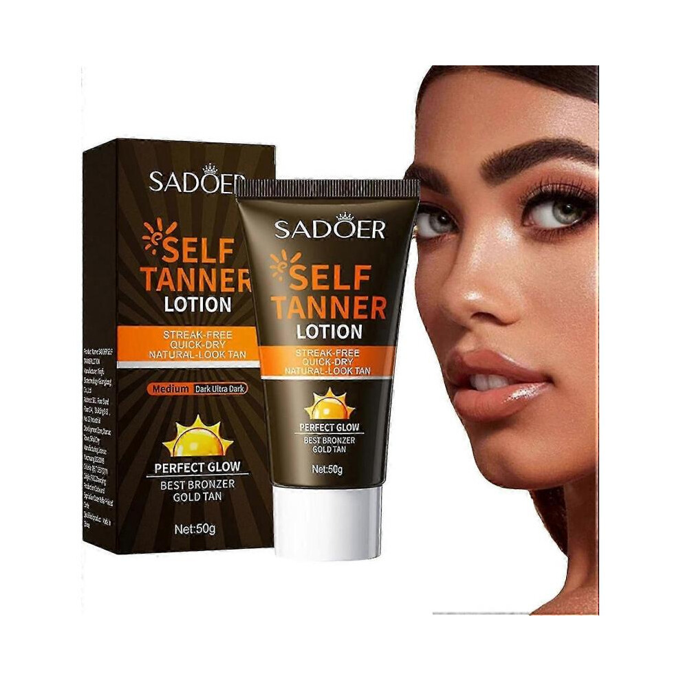 Tanning Lotion Self Tanner, Body Self Tanning Lotion, Self Tanning Lotion, Hydrating Self Tanning Cream, Streak-Free, Fake Tan & Quick Tan for Natural