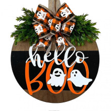 (A) Halloween Home Wall Decor Signs Indoor Outdoor Porch Wall Decor for Outdoor Farmhouse Porch