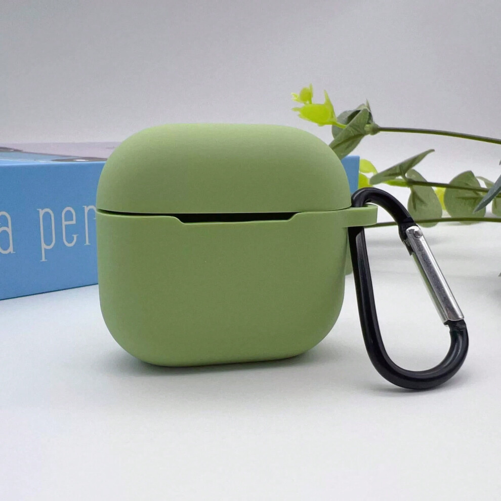 (Matcha Green, New Airpods 4th generation [Thick version] 2mm with button pearlescent bag packaging) Suitable for 2024 new AirPods 4th generation prot-image-OPC-PJ7K6PQ-NEW
