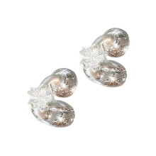 (2 pieces) 1/2Pcs Crystal Earphone Clip Open Ear Decorative Clip Earbuds Earphone Accessories Removeable Earphone Decoration Multicolor