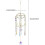 Crystal Sun Catcher Wind Chime  Glass Drop Prism Decor, Wide Use 5