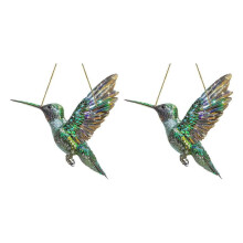 (Style5) 2Pcs Colorful Bird Acrylic Hanging Suncatchers For Outdoor Garden Decors Waterproof Design And Reflective Light Pattern Multicolor