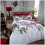 (Double) 100% Brushed Cotton Flannel Printed Duvet Cover 1