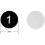 (51-100, Black) Engraved Plastic Number Tags for Key Identification 2