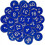 (Jan-50, Blue) Engraved Plastic Number Tags for Key Identification 1