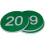 (301-500, Green) Engraved Plastic Number Tags for Key Identification 4