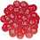 (201-300,Red)Engraved Plastic Number Tags for Key Identification 1