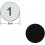 (1-200, White) Engraved Plastic Number Tags for Key Identification 2