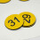 (1-200, Yellow) Engraved Plastic Number Tags for Key Identification 4