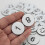 (1-200, White) Engraved Plastic Number Tags for Key Identification 3