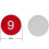 (51-100, Red) Engraved Plastic Number Tags for Key Identification 2
