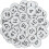 (1-200, White) Engraved Plastic Number Tags for Key Identification 1