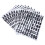 Sticky Numbers PVC Mailbox Numbers Letters Multi-Purpose Labels White Background with Black Text 10Sheets 2
