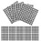 Adhesive Number Labels Round Classification Stickers 50Sheets 2