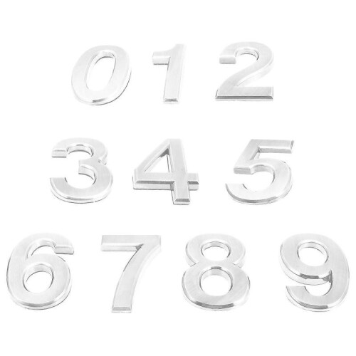 Apartment number stickers, ensuring beauty and functionality in one product