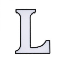 Alphabet Glow Sign, LED Letters Enhancing Home Decor, Lightweight and Durable