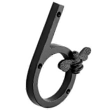 (B7) Brass Crafted Bee House Number Plaques with Modern Design and Metal Numbers 0-9 2025