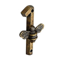 (A2) Brass Crafted Bee House Number Plaques with Modern Design and Metal Numbers 0-9 2025