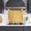 BELOFAY 1mm Brushed Stainless Steel Splashback 1