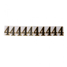 (4)Self Adhesive House Number Sign Number Digit Apartment Hotel Office Address Street Number Stickers Door Plate Sign