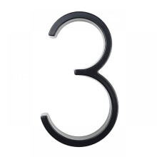 (Black) Black House Number And Letter 5 Inch 12.5cm High
