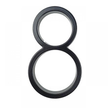 (Black) Black House Number And Letter 5 Inch 12.5cm High