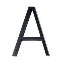 (Black) Black House Number And Letter 5 Inch 12.5cm High