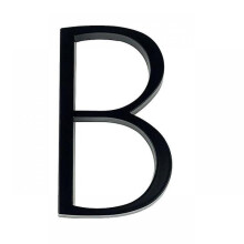 (Black) Black House Number And Letter 5 Inch 12.5cm High