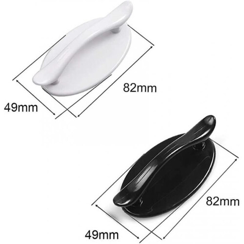 Self Adhesive Handle 8 Pieces Self Adhesive Instant Door Armrest Strong Self Adhesive Handle for Ref 1