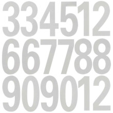 Self-Adhesive Decals for Mailbox Reflective Address Sign Doorplate 4 Sheets PET 10X5CM
