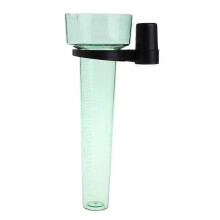 Rain Gauge with Stand, Up to 35mm Measuring Tool for Garden and Water, 1pcs, Green, Fonepro