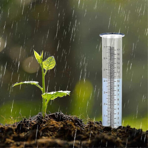 2pcs Plastic Rain Gauge Replacement Tube 2