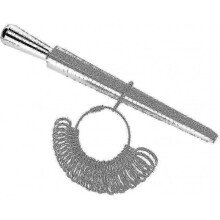 Ring Size Measurement Tool - Adjustable Finger Gauge & Belt Ring Mandrel for Accurate Sizing