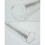 2pcs Plastic Rain Gauge Replacement Tube 5