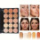 2PCS-Set: 15-02 Concealer Palette Aschenpinsel 5