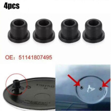 4Pcs Car Front Hood Logo Trunk Emblem Grommet Holder Clip for BMW 3 5 6 7 Series E21 E81 E87 E88 F20 E36 E34 E39 E60 E61 F07 F10